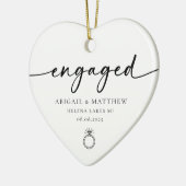 Décoration En Céramique Garde-photos de calligraphie engagée (Gauche)