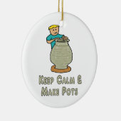 Décoration En Céramique Gardez la poterie calme (Droite)