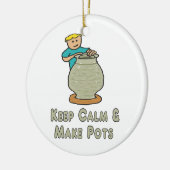 Décoration En Céramique Gardez la poterie calme (Gauche)