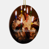 Décoration En Céramique Gâteau de joyeux anniversaire (Droite)