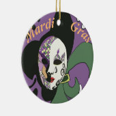 Décoration En Céramique Gâteau Mardi Gras masque (Droite)