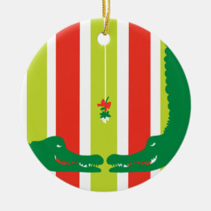 Décoration En Céramique Gators Holiday Mistletoe 