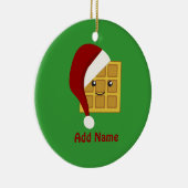 Décoration En Céramique gaufre de Noël (Droite)