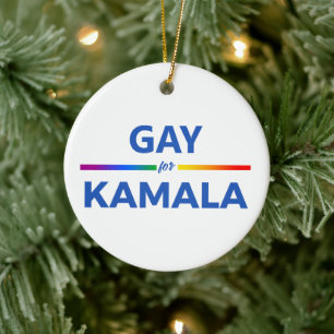 Décoration En Céramique Gay pour Kamala Harris