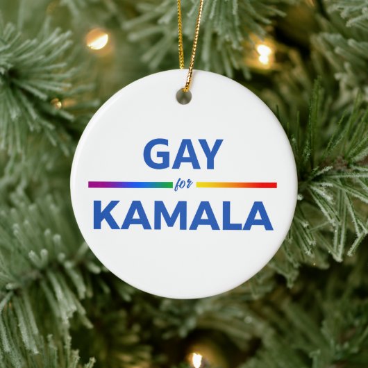 Décoration En Céramique Gay pour Kamala Harris (Arbre)