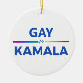 Décoration En Céramique Gay pour Kamala Harris (Devant)
