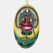 Décoration En Céramique Gayatri Mantra (personnification en tant que déess (Droite)