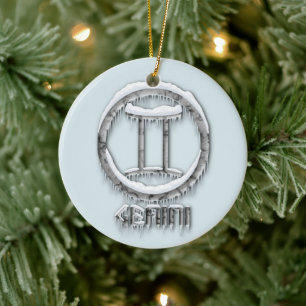 Décoration En Céramique Gemini arctique