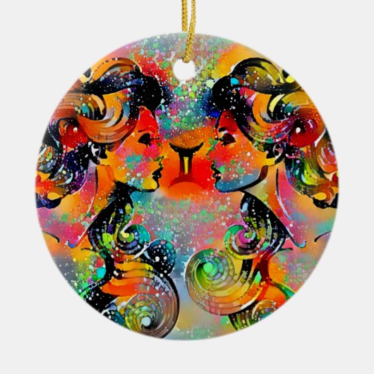 Décoration En Céramique Gemini Tijuana (Devant)