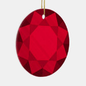 Décoration En Céramique Gemstone Garnet / Graphique de bijoux (Droite)