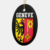 Décoration En Céramique Genève, Suisse - blason (Gauche)