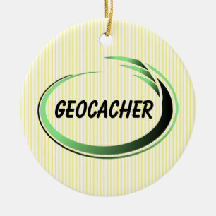 Décoration En Céramique Geocacher Green Splash