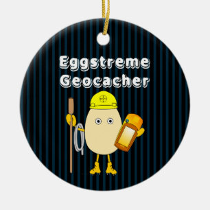 Décoration En Céramique Geocaching Eggstreme