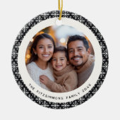 Décoration En Céramique Geometric Black and White Scandinavian 2 Photos (Devant)