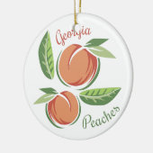Décoration En Céramique Georgia Peaches (Gauche)