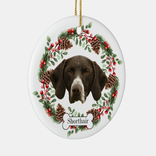 Décoration En Céramique germain short pointers chien (Droite)