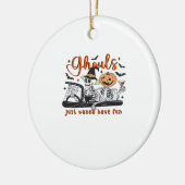 Décoration En Céramique Ghouls Just Wanna Amusement - Halloween Skeletons (Gauche)