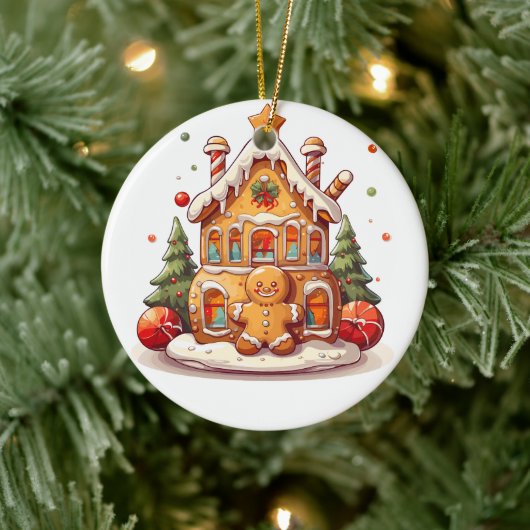 Décoration En Céramique Gingerbread house (Arbre)