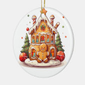 Décoration En Céramique Gingerbread house (Gauche)