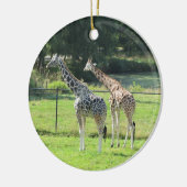 Décoration En Céramique Girafes (Gauche)