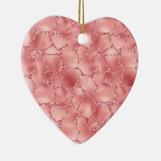 Décoration En Céramique Giraffe Parties scintillant rose Fille (Droite)