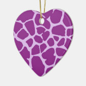 Décoration En Céramique Giraffe violette (Gauche)