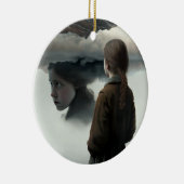 Décoration En Céramique Girl with clouds (Droite)