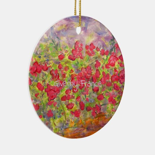 Décoration En Céramique Giverny France Rose (Droite)