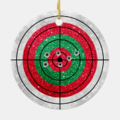 Décoration En Céramique Glitter Shooting Target (Dos)