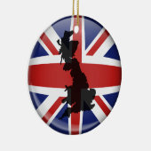 Décoration En Céramique Globe BRITANNIQUE (Droite)