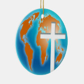 Décoration En Céramique Globe croisé (Droite)