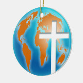 Décoration En Céramique Globe croisé (Gauche)