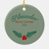 Décoration En Céramique Globe de Snow (Dos)