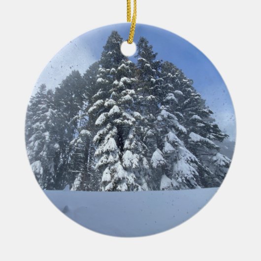 Décoration En Céramique Globe des neiges (Devant)