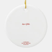 Décoration En Céramique Globe des neiges (Dos)