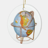 Décoration En Céramique Globe USA (Gauche)