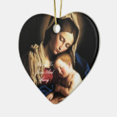 Décoration En Céramique gloire à jésus et marie (Gauche)