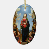 DÉCORATION EN CÉRAMIQUE GLOIRE À LA CONCEPTION IMMACULÉE (Droite)