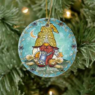 Décoration En Céramique gnome de pavot