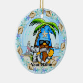 Décoration En Céramique Gnome de plage (Droite)
