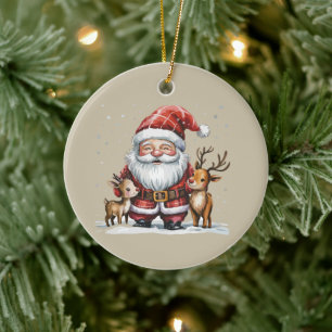 Décoration En Céramique Gnome Noël Saison Hiver Gnomes Amant Vacances