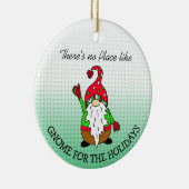 Décoration En Céramique Gnome pour les fêtes Noël (Droite)