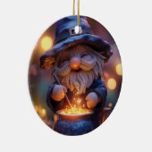 Décoration En Céramique Gnome souriant Stirring Magic Pot (Droite)