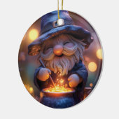 Décoration En Céramique Gnome souriant Stirring Magic Pot (Gauche)