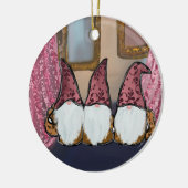 DÉCORATION EN CÉRAMIQUE GNOMES (Gauche)