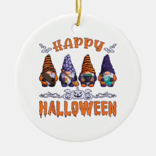 Décoration En Céramique Gnomes d'Halloween