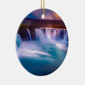 Décoration En Céramique Godafoss, chutes d'Islande (Droite)