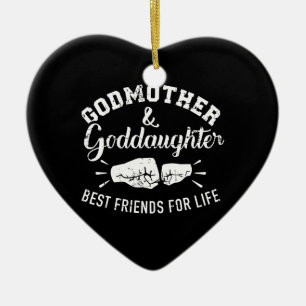 Décoration En Céramique Godmère et filleul amis à vie