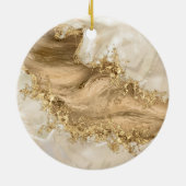 Décoration En Céramique Gold and Pearl (Dos)