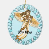 Décoration En Céramique Gold Christian Angel (Gauche)